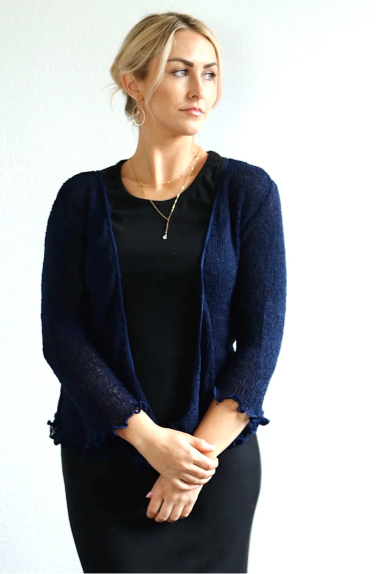 Island Tribes Double Knit Shrug-RESTOCKED