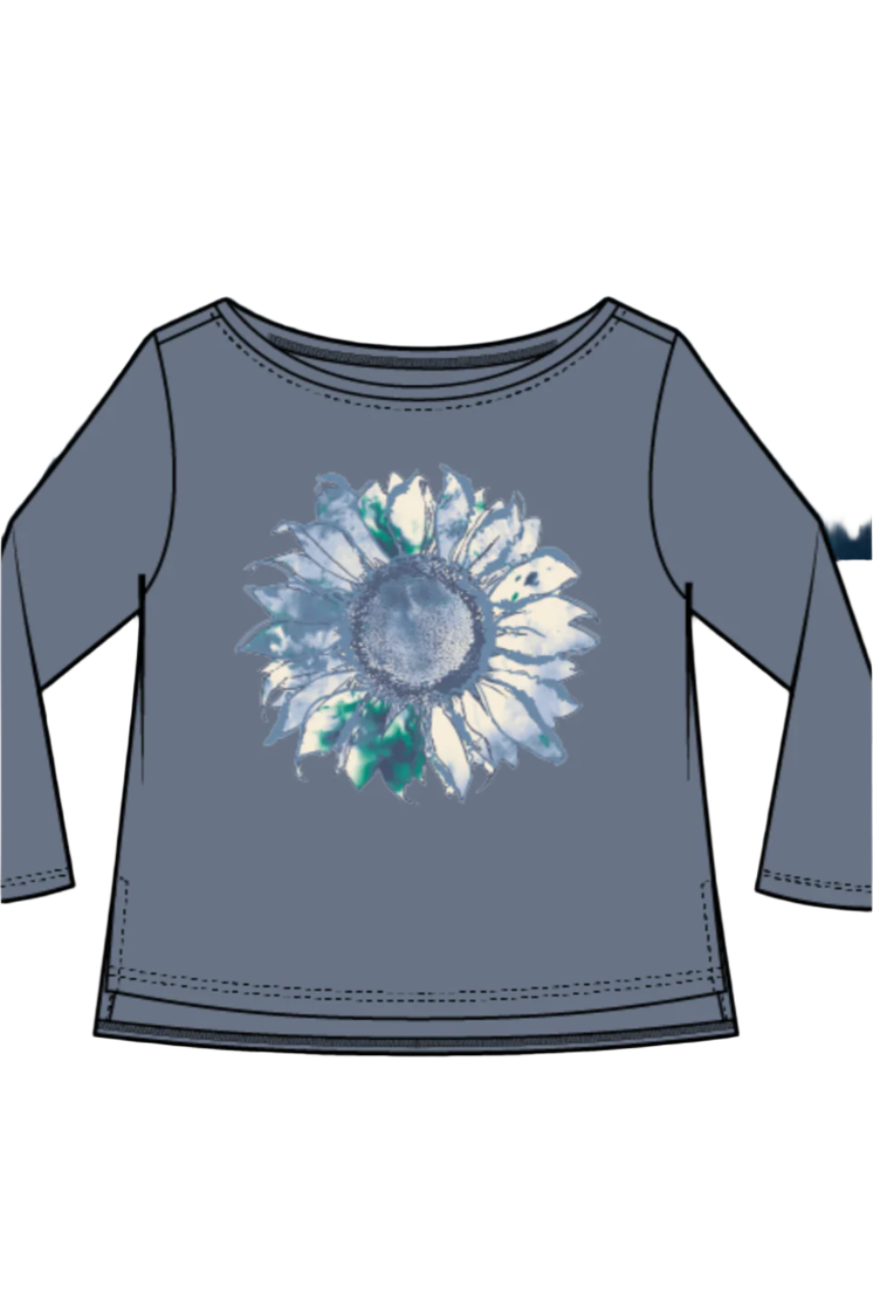 Escape Sunflower Boxy Tee-NEW!