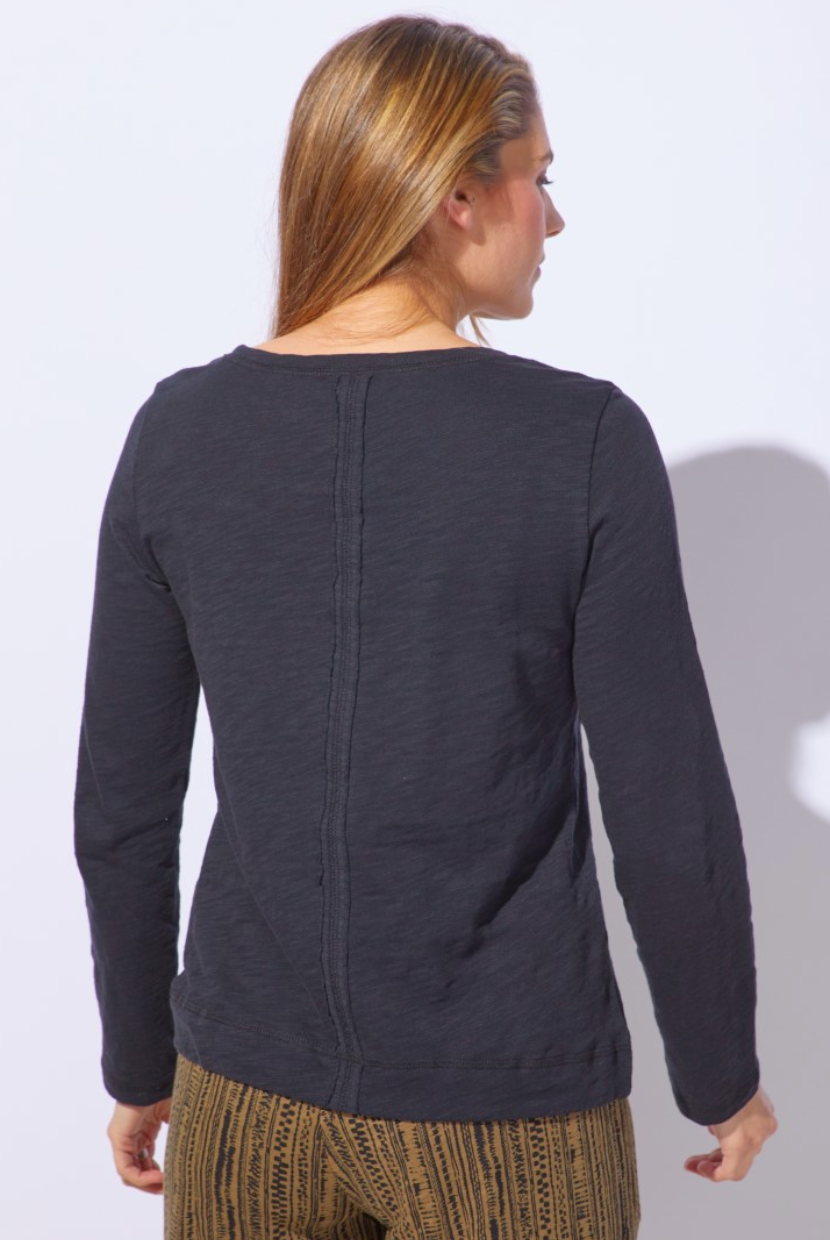 Escape Cotton Slub Stay Centered Tee-NEW