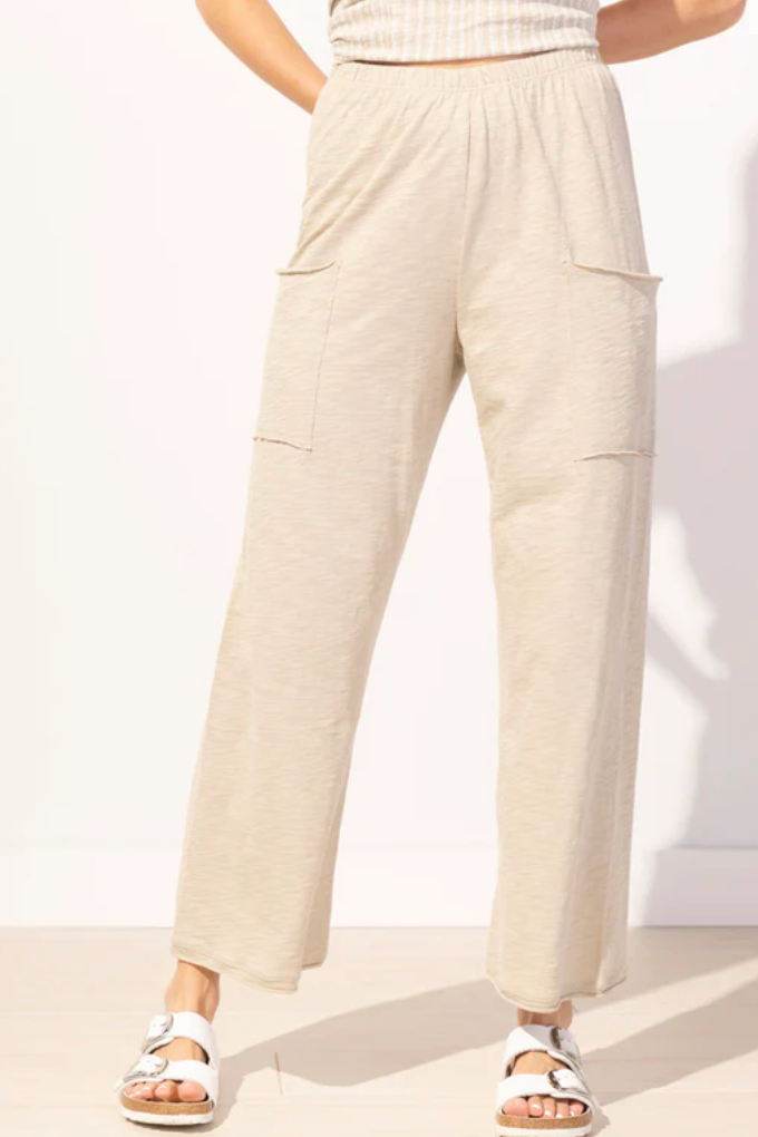 Escape Cotton Slub Around Town Pant-NEW