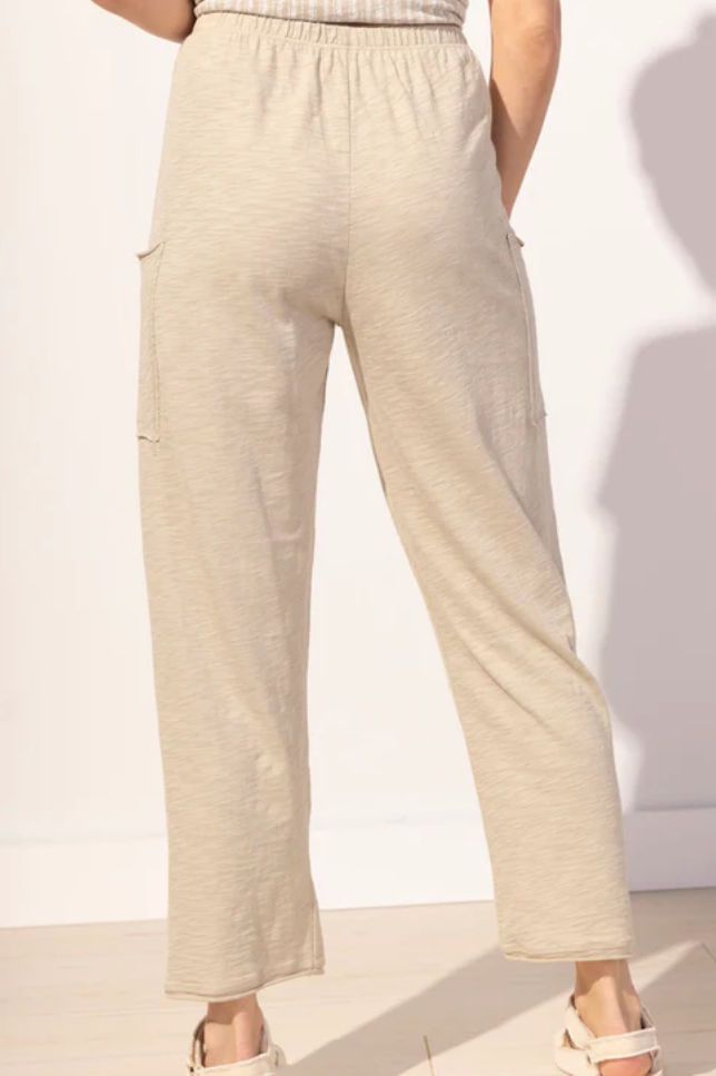 Escape Cotton Slub Around Town Pant-NEW