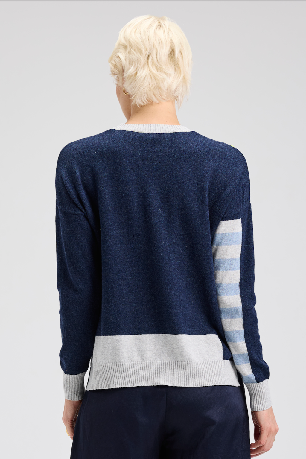 Zaket & Plover Handwork Stripe Sweater-NEW