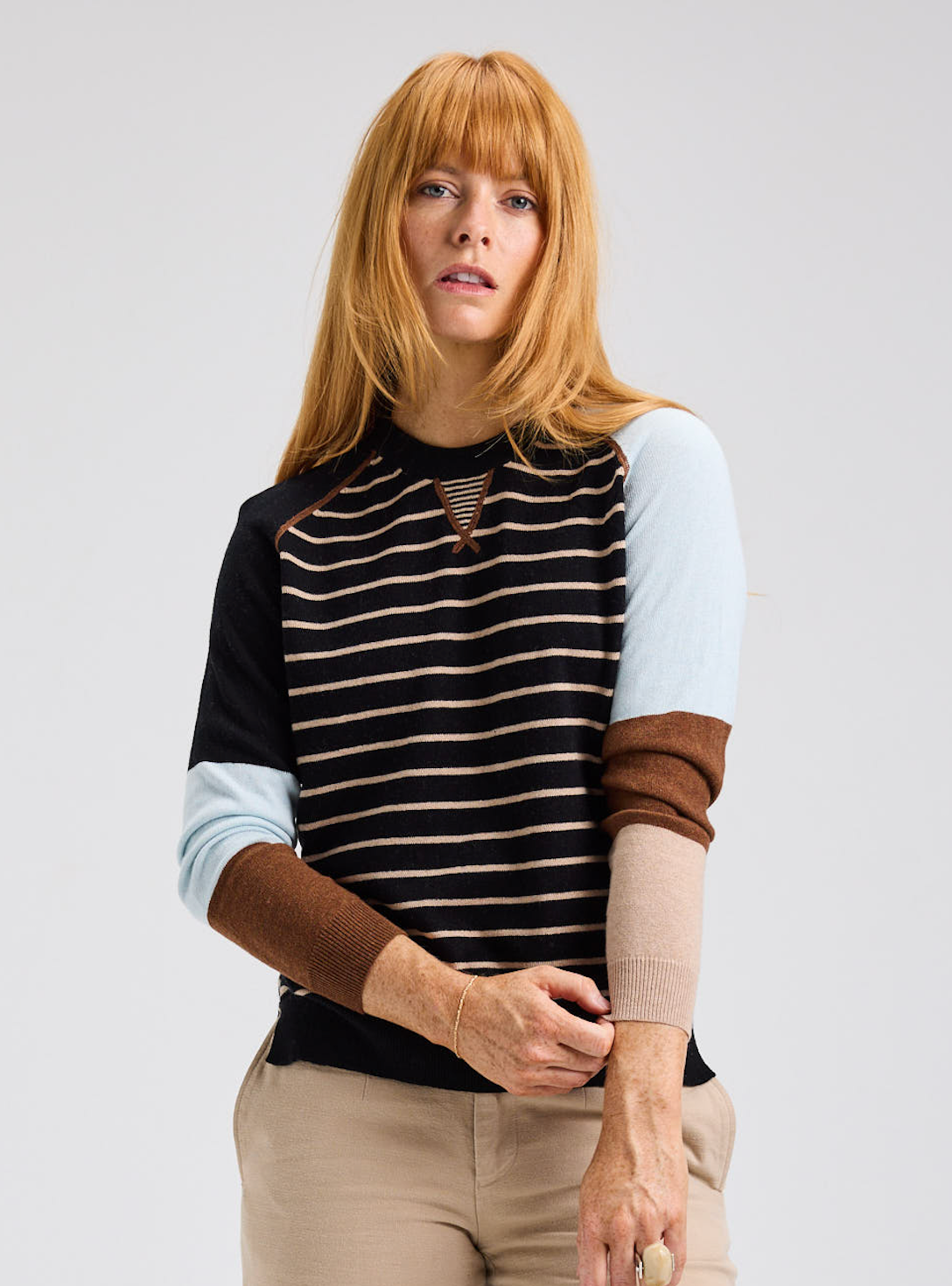 Zaket & Plover Breton Stripe Sweater-NEW