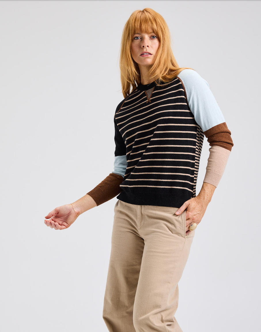 Zaket & Plover Breton Stripe Sweater-NEW