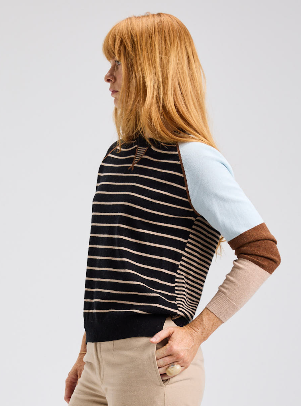 Zaket & Plover Breton Stripe Sweater-NEW