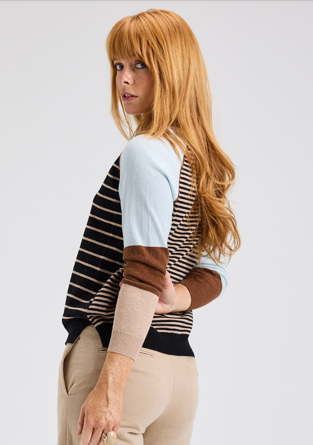 Zaket & Plover Breton Stripe Sweater-NEW