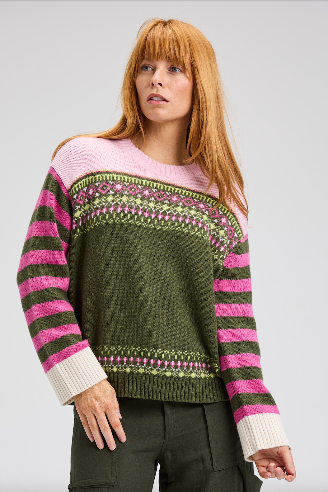 Zaket & Plover Fair Isle Sweater-NEW