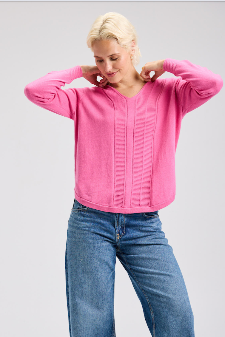 Zaket & Plover Soft V Neck Sweater-NEW