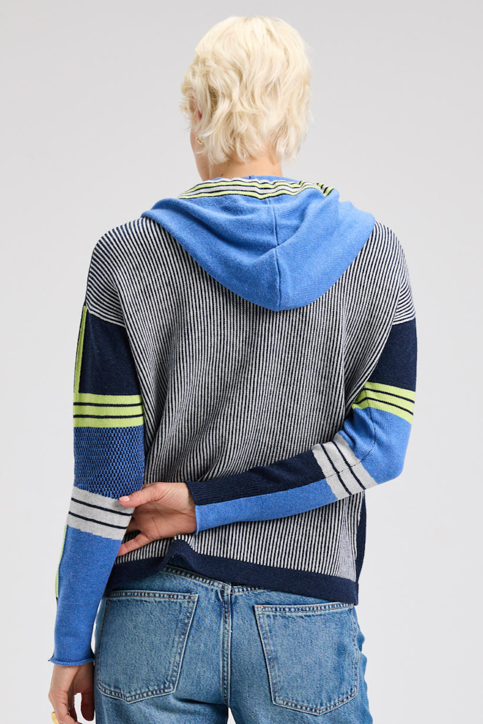 Zaket & Plover Multi Media Zip Front Hoodie-NEW