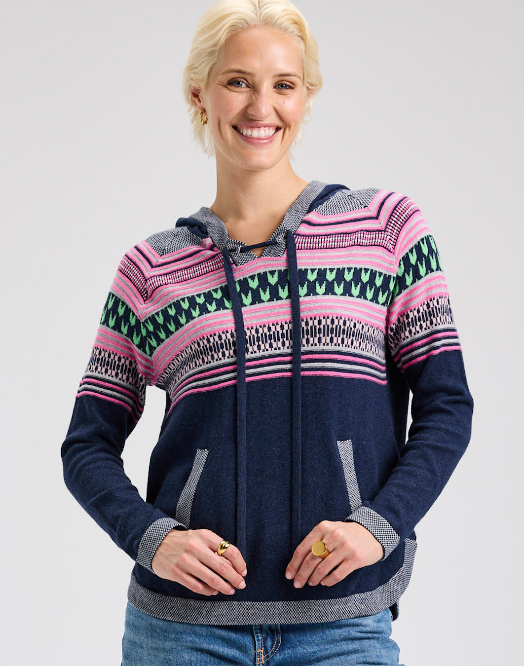 Zaket & Plover Apres Hoodie Sweater-NEW