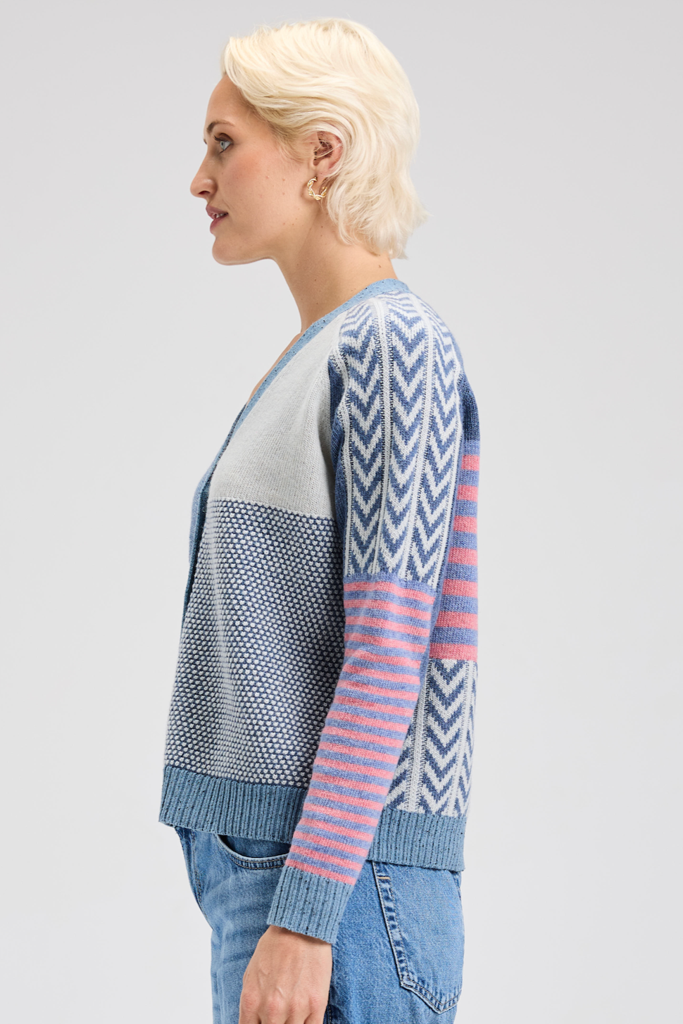 Zaket & Plover Textured Cardigan-NEW