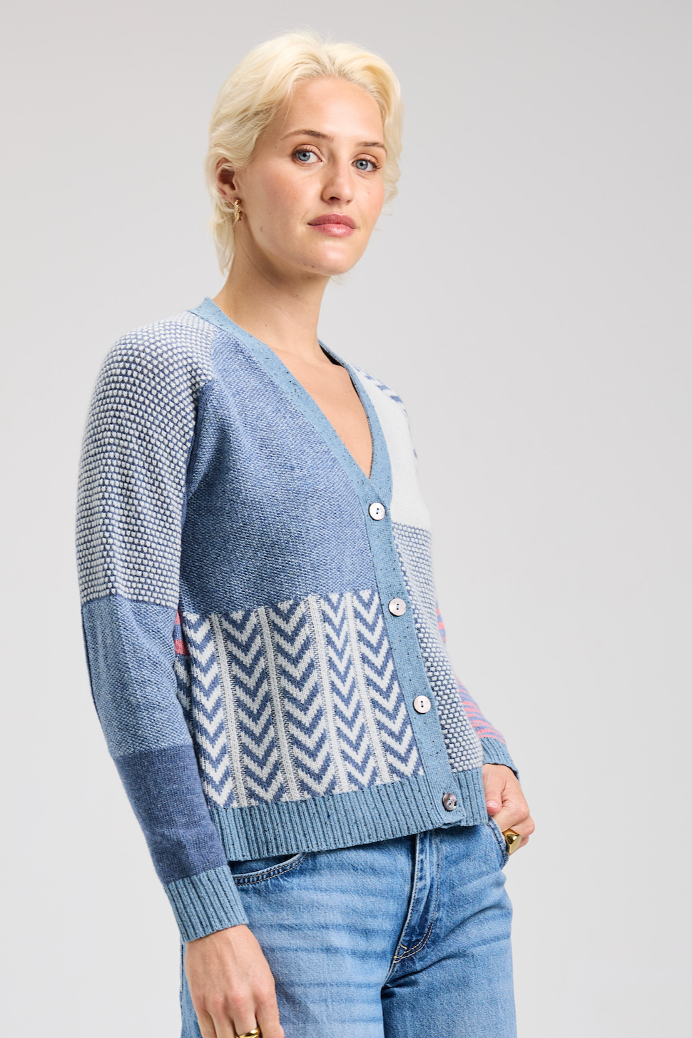 Zaket & Plover Textured Cardigan-NEW