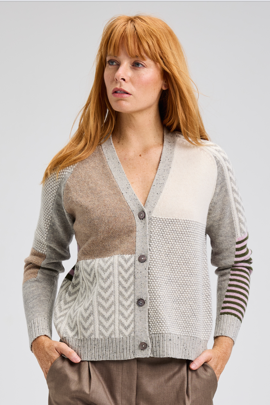 Zaket & Plover Textured Cardigan-NEW