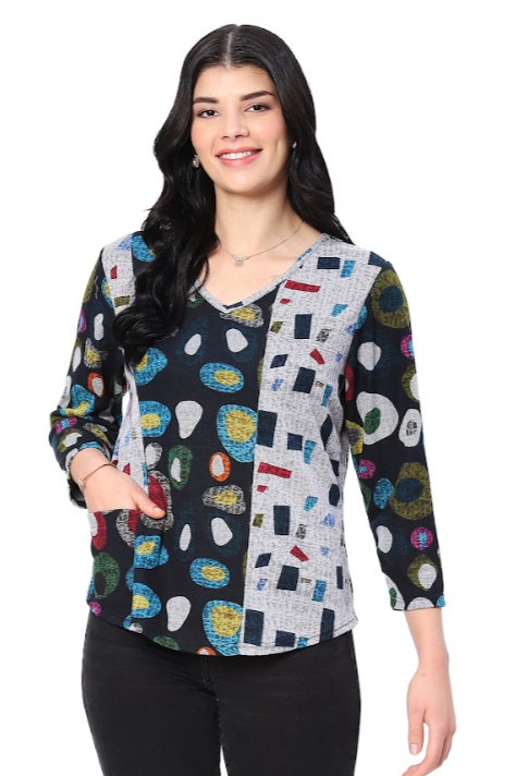 Parsley & Sage Onyx Pocket Top-NEW