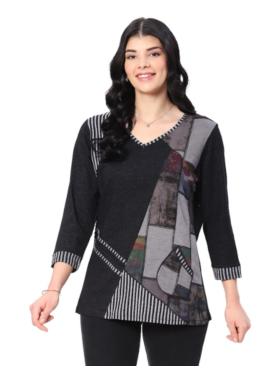 Parsley & Sage Diane Pocket Top-NEW