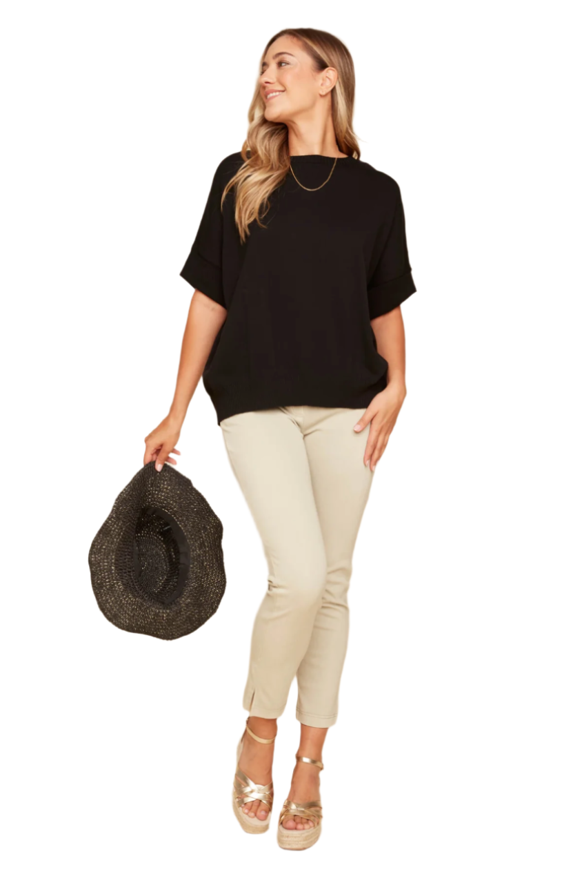Renuar 25" Pull On Crop Pant-NEW