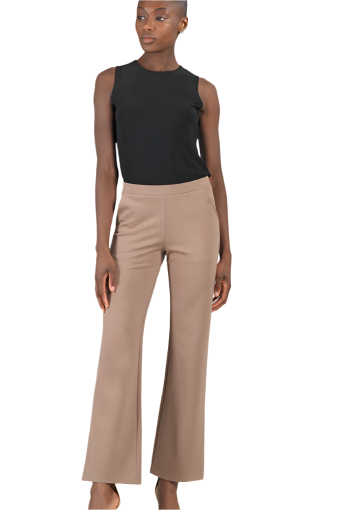 Clara SunWoo Straight Pull On Knit Pant-NEW STYLE