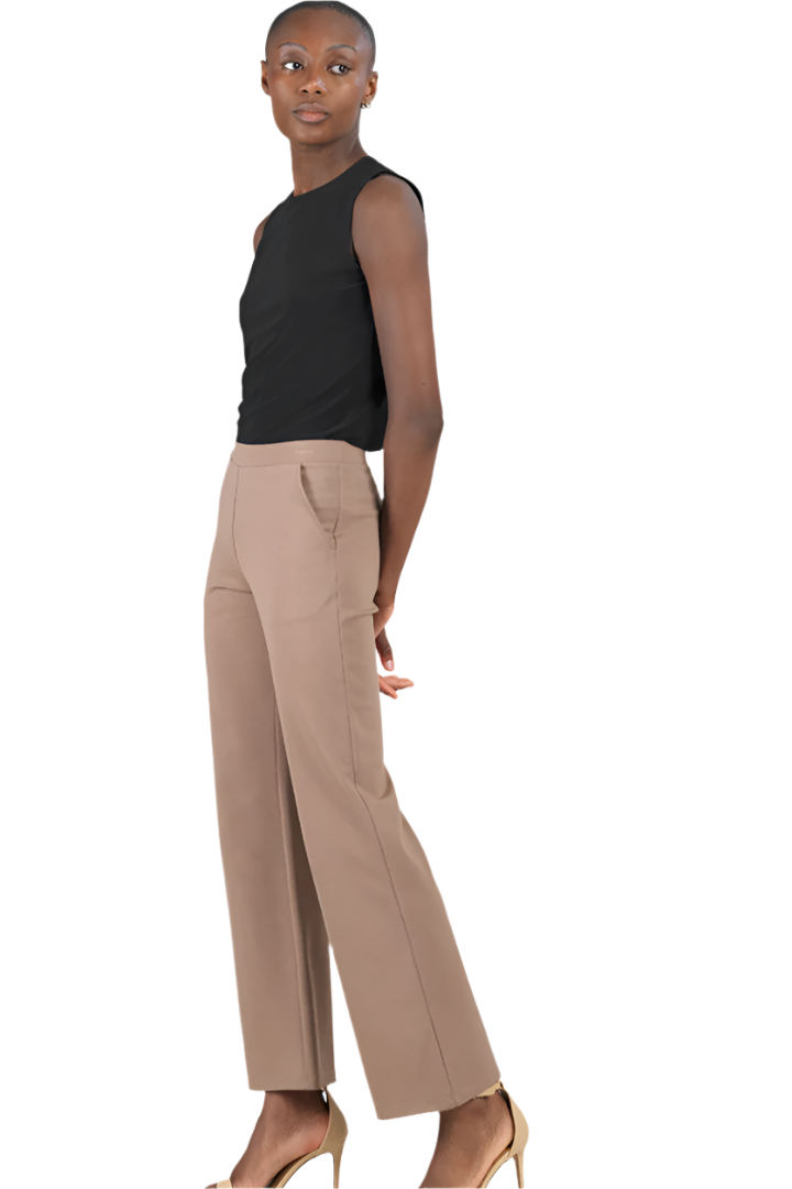 Clara SunWoo Straight Pull On Knit Pant-NEW STYLE