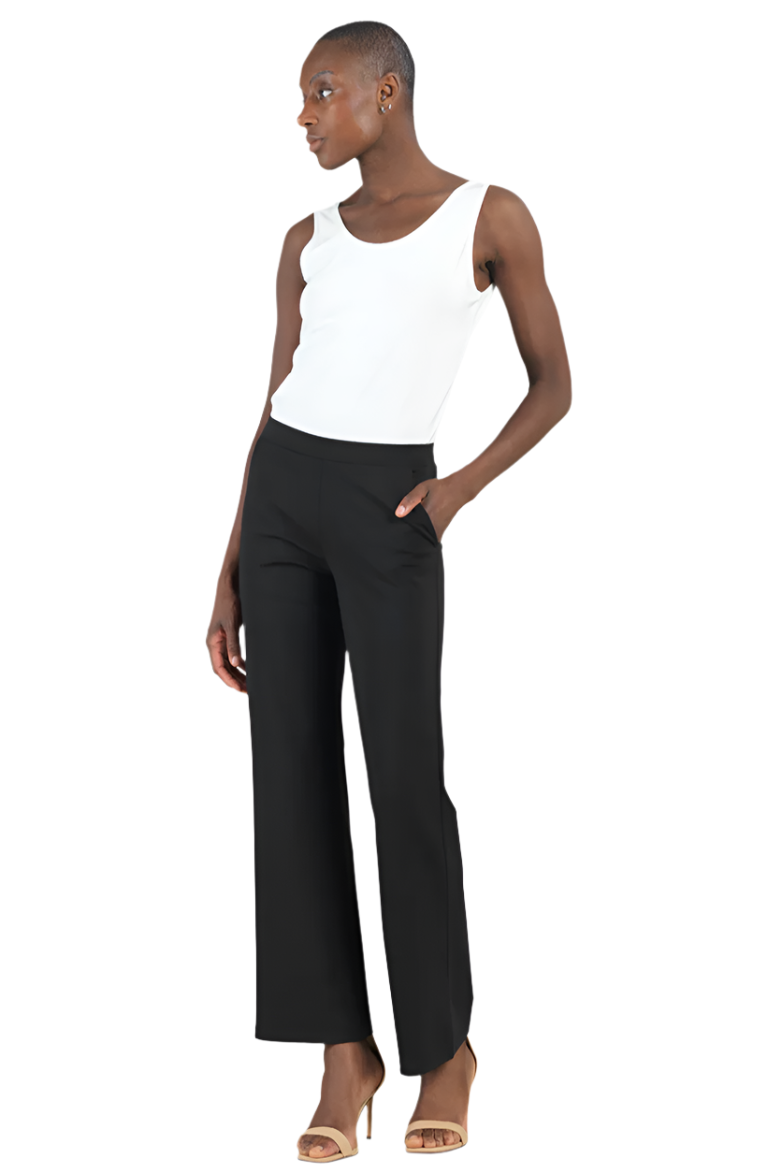 Clara SunWoo Straight Pull On Knit Pant-NEW STYLE
