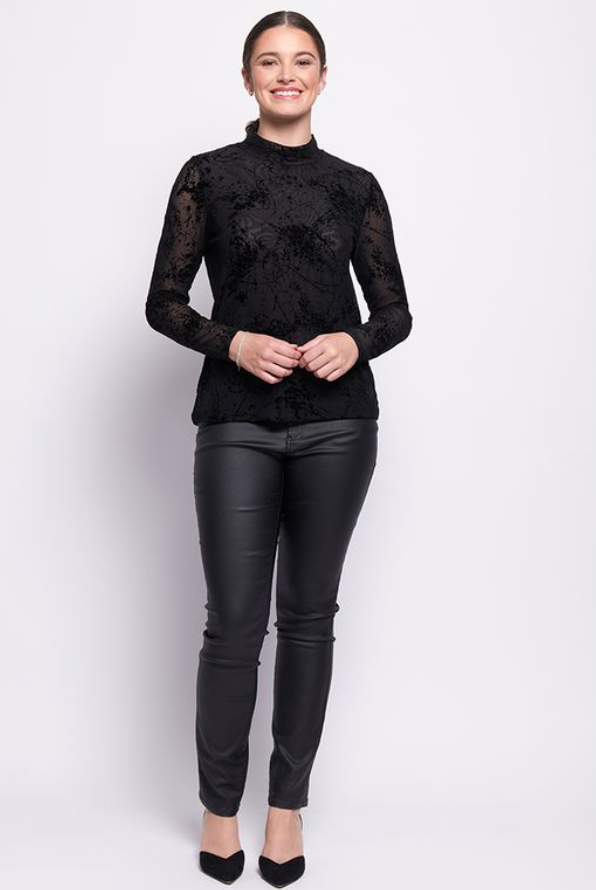 Foil International Velvet Top-NEW