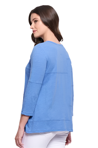 Foil Sew It Seems Cotton Top-NEW