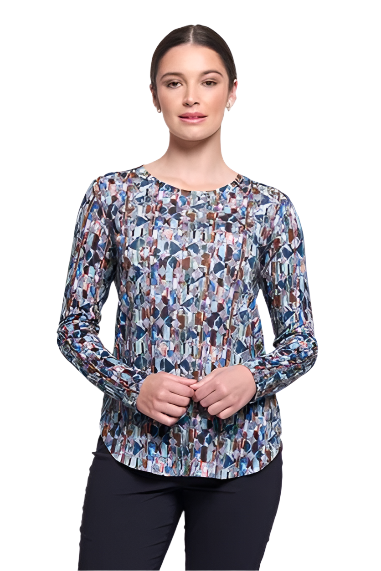 Foil Stir It Up Top-NEW