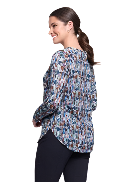 Foil Stir It Up Top-NEW