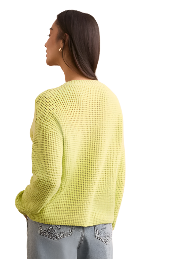 Tribal Soft Touch Drop Shoulder V-Neck Sweater-NEW
