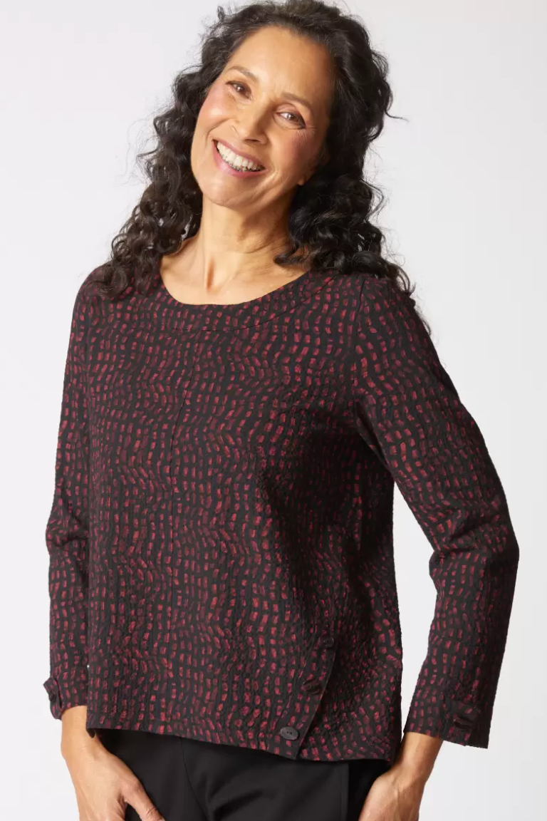 Habitat Crinkle Crepe Pullover-NEW