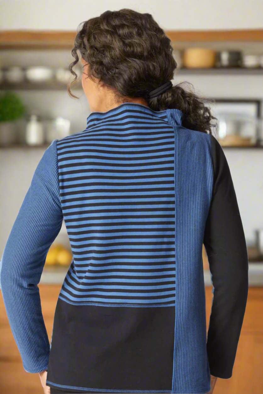 Habitat Double Face Stripes Pullover-NEW