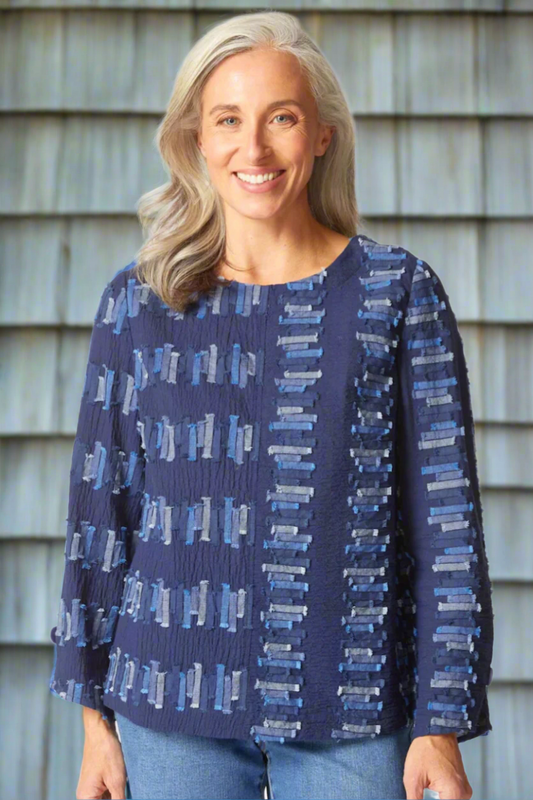 Habitat Embroidered Button Back Top-NEW