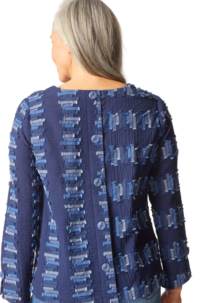 Habitat Embroidered Button Back Top-NEW