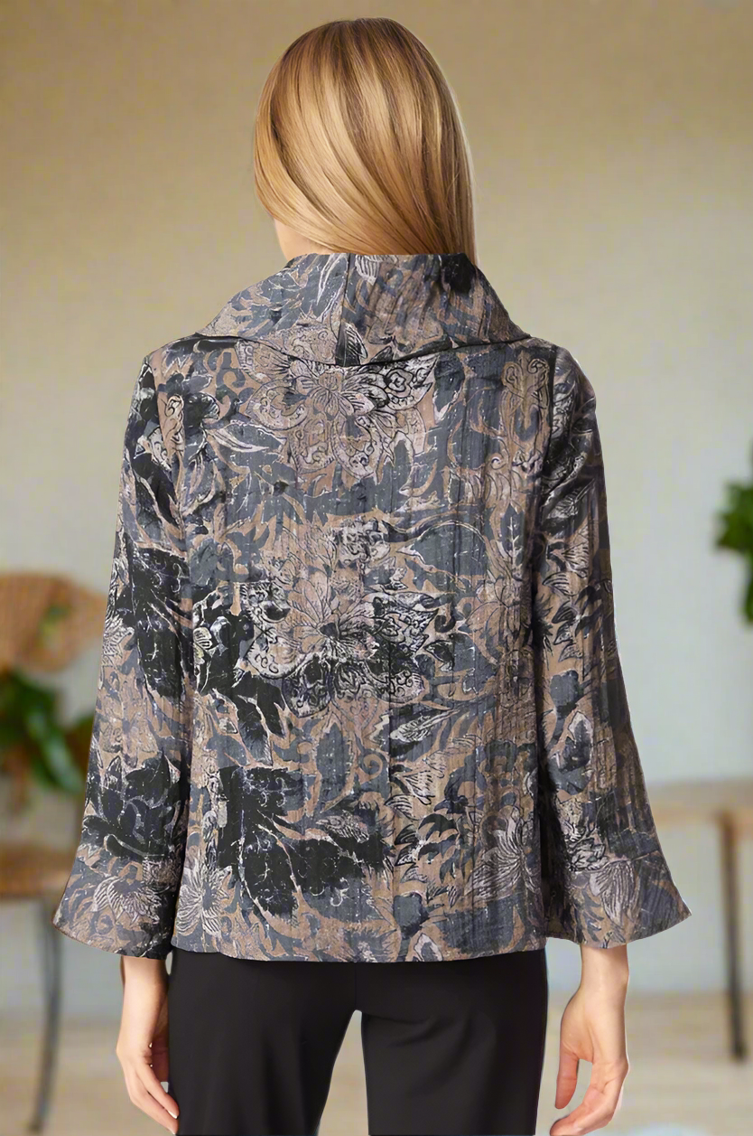 Habitat Express Floral Foliage Top-NEW