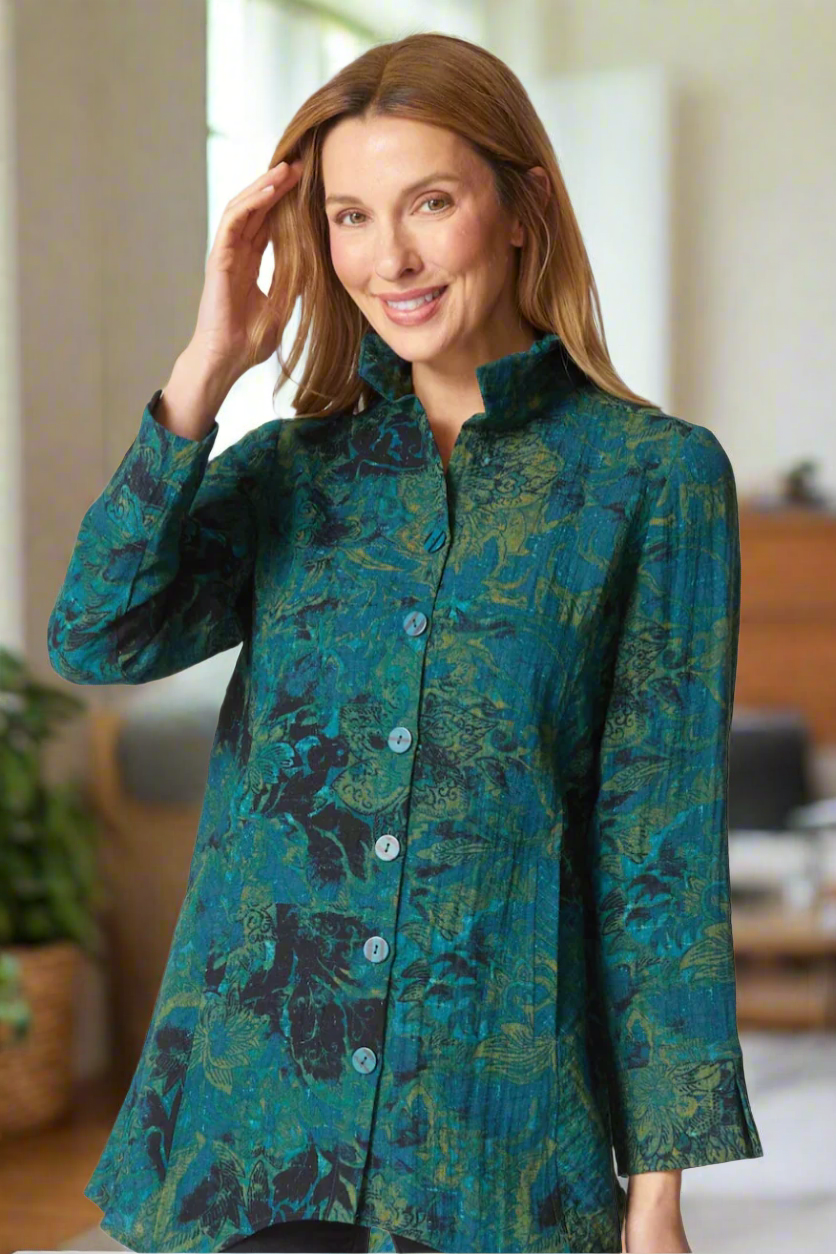 Habitat Express Floral Artist Shirt-NEW