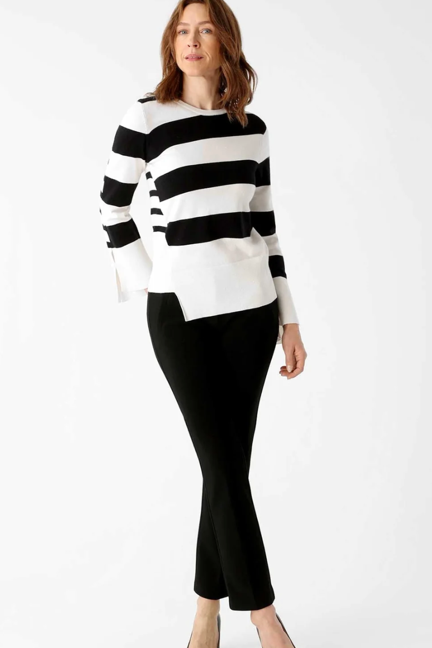 Lisette Crepe Fabric 29" Straight Leg Pant
