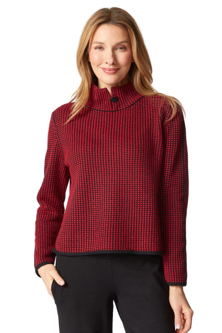 Habitat Night & Day Button Collar Pullover-NEW