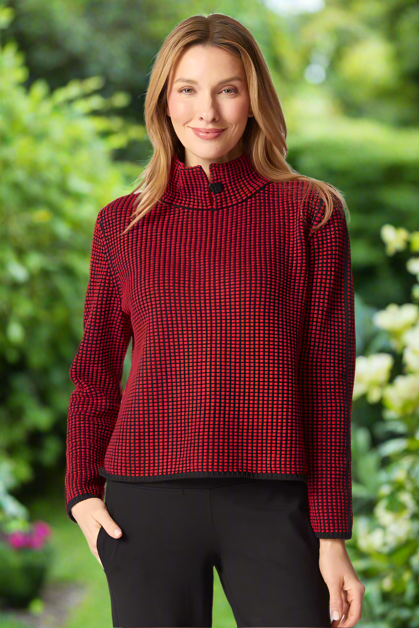 Habitat Night & Day Button Collar Pullover-NEW