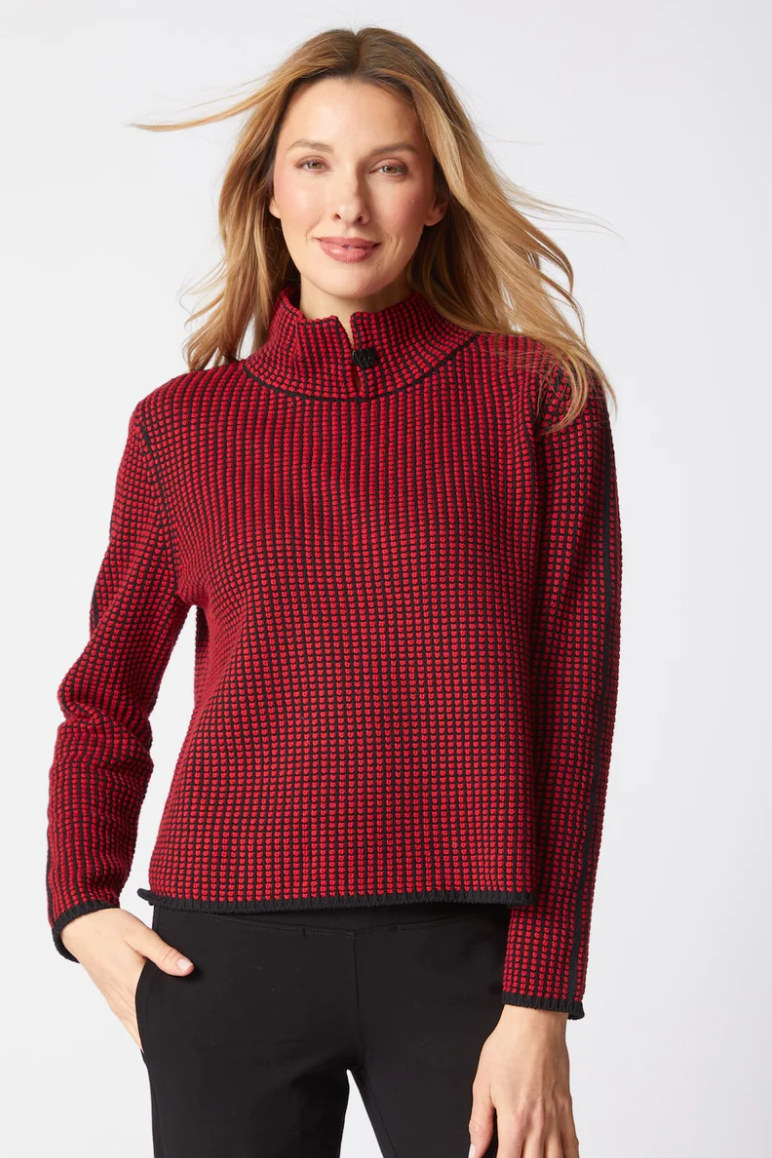 Habitat Night & Day Button Collar Pullover-NEW
