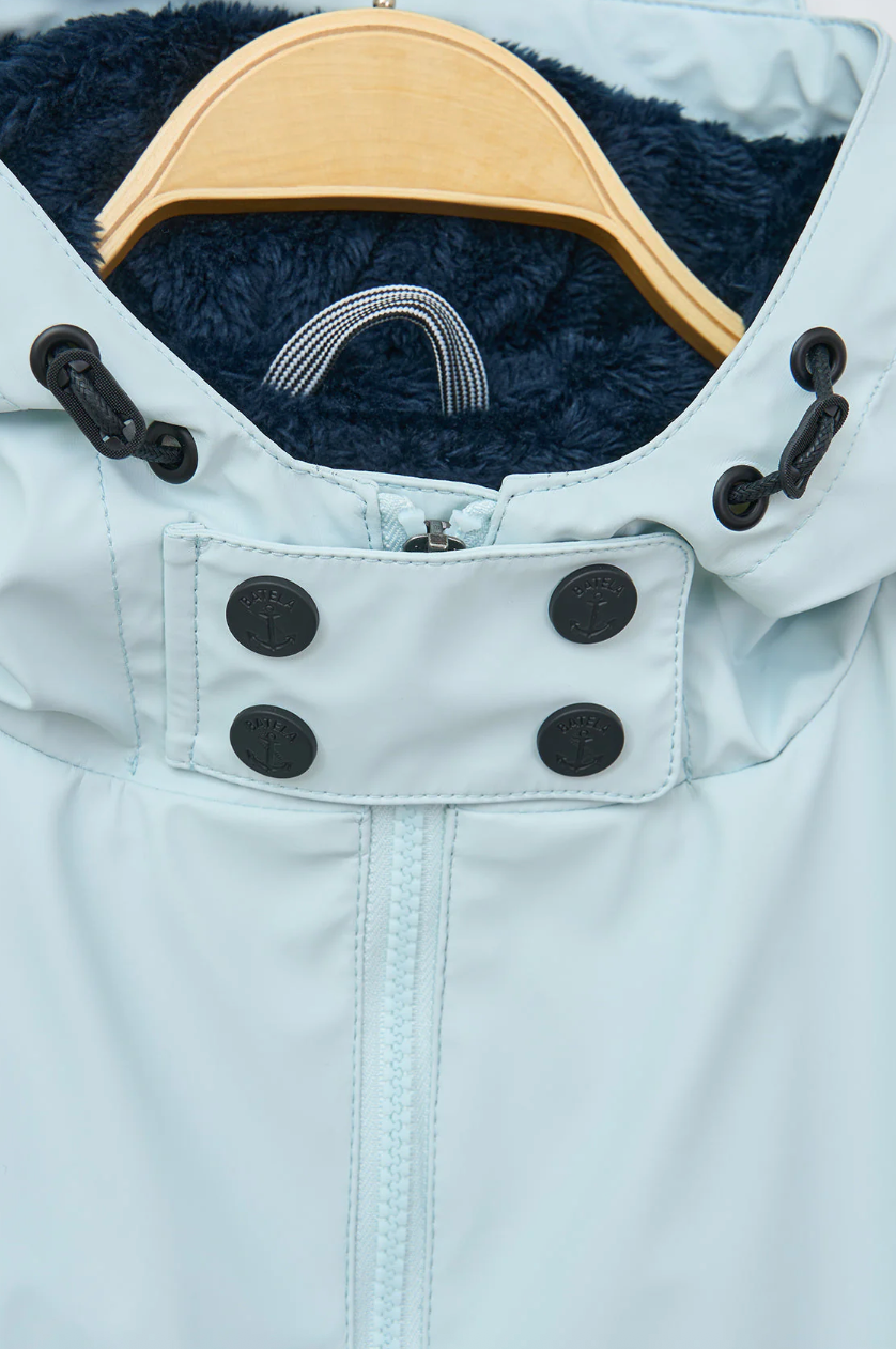 Batela Long Raincoat with Fleece Lining