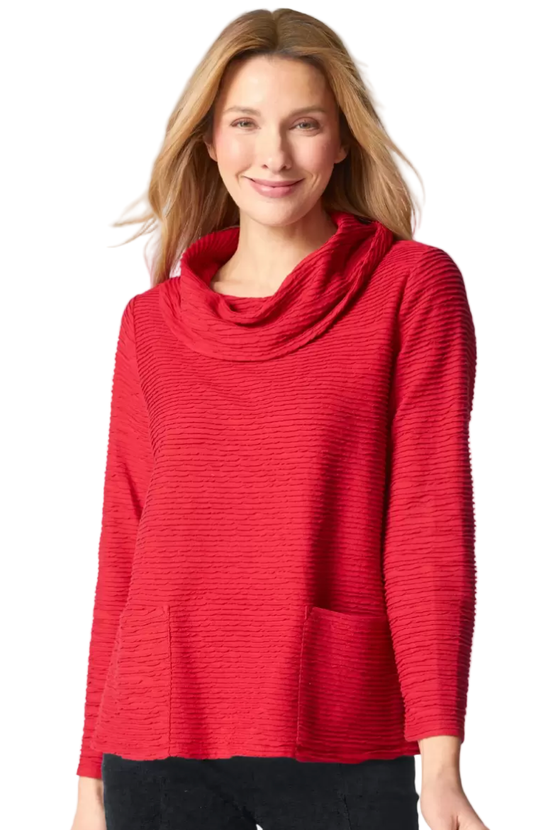 Habitat Ripple Effect Cowl Neck Top