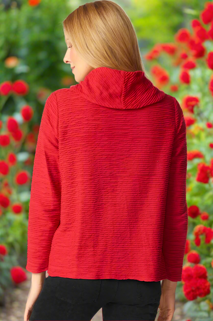 Habitat Ripple Effect Cowl Neck Top