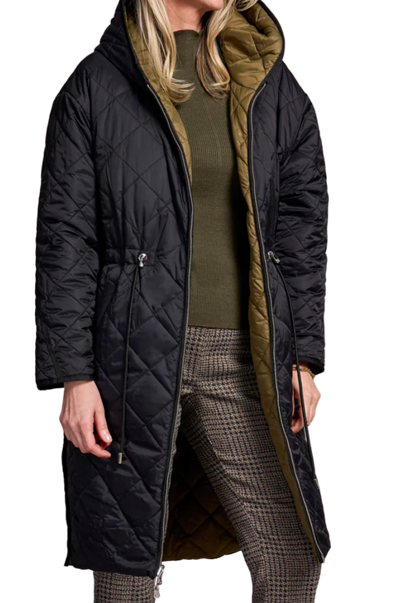 Tribal Reversible Puffer Coat