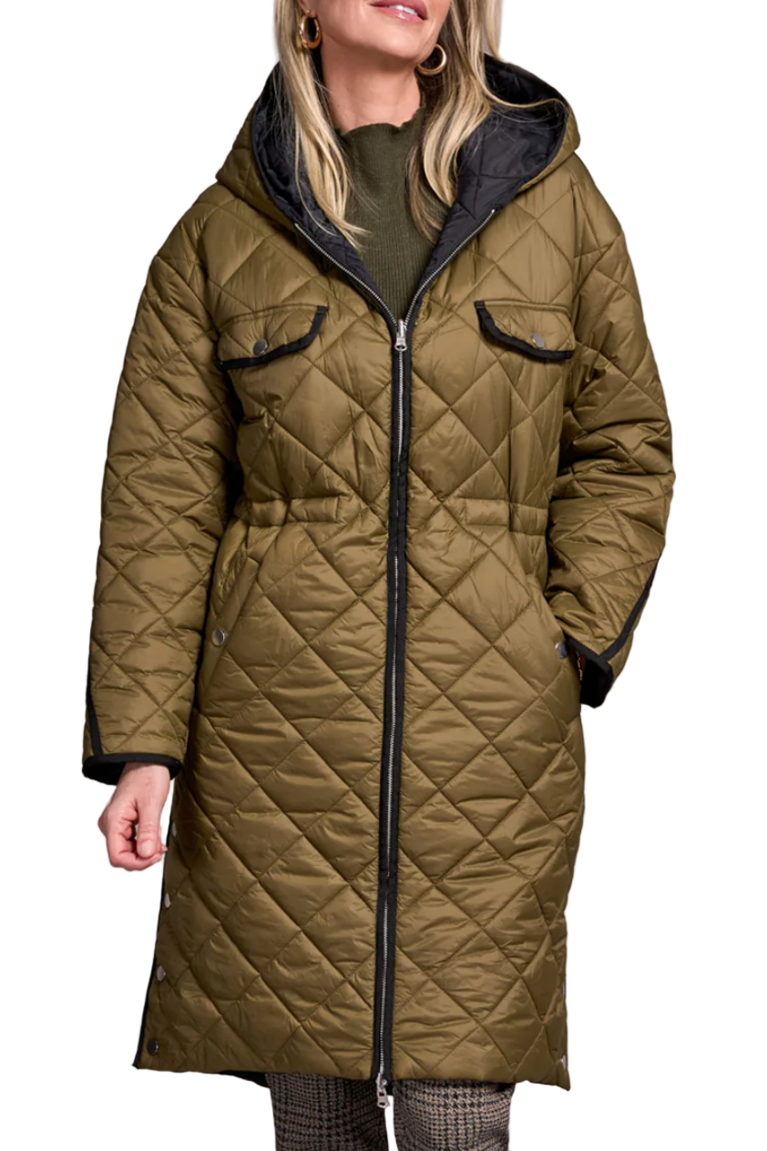 Tribal Reversible Puffer Coat