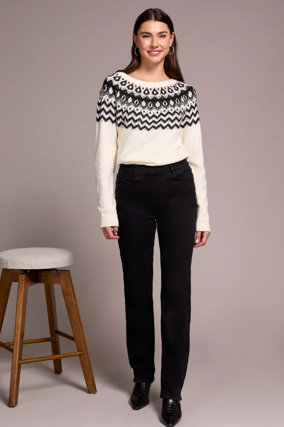 Tribal Sophia Straight Leg Jean