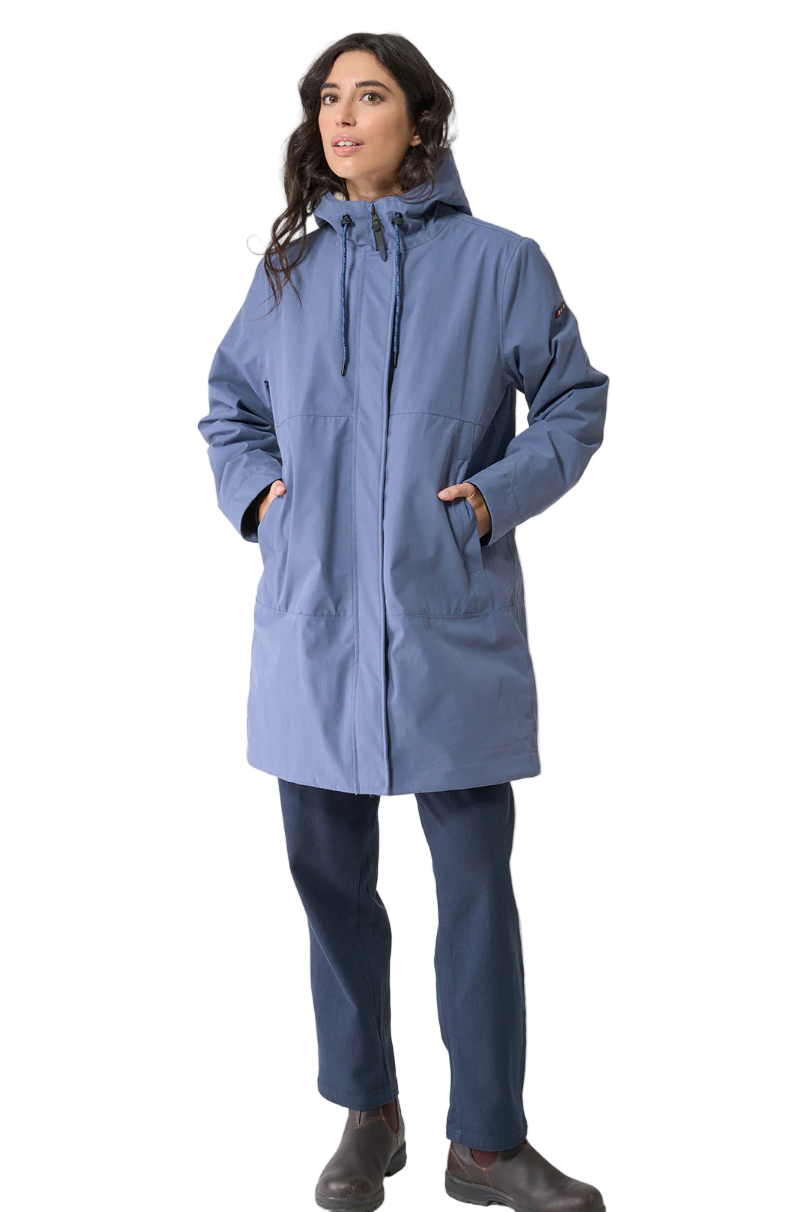 Batela Raincoat with Sherpa Lining and Sealed Seams
