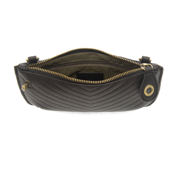 Joy Quilted Crossbody Wristlet