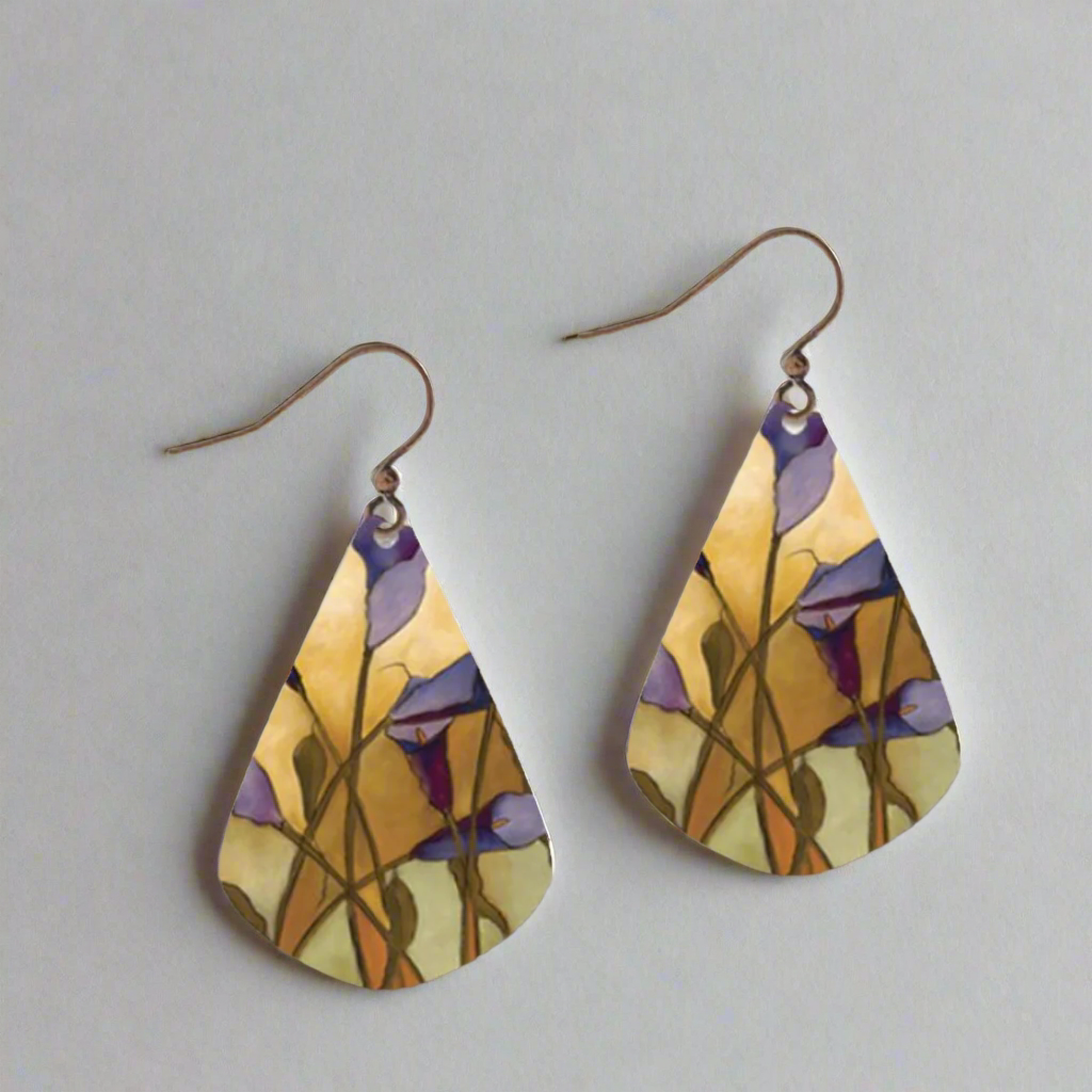 Handmade Calla Lily Earrings