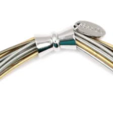 Sea Lily Piano Wire Disc Necklace-NEW