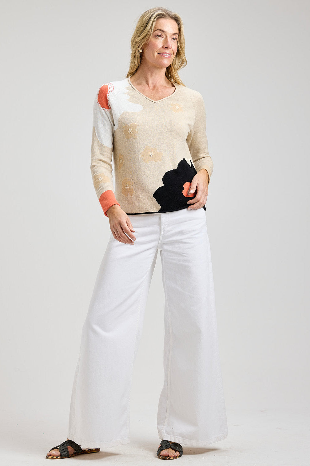 Zaket & Plover Garden Pond Sweater-NEW