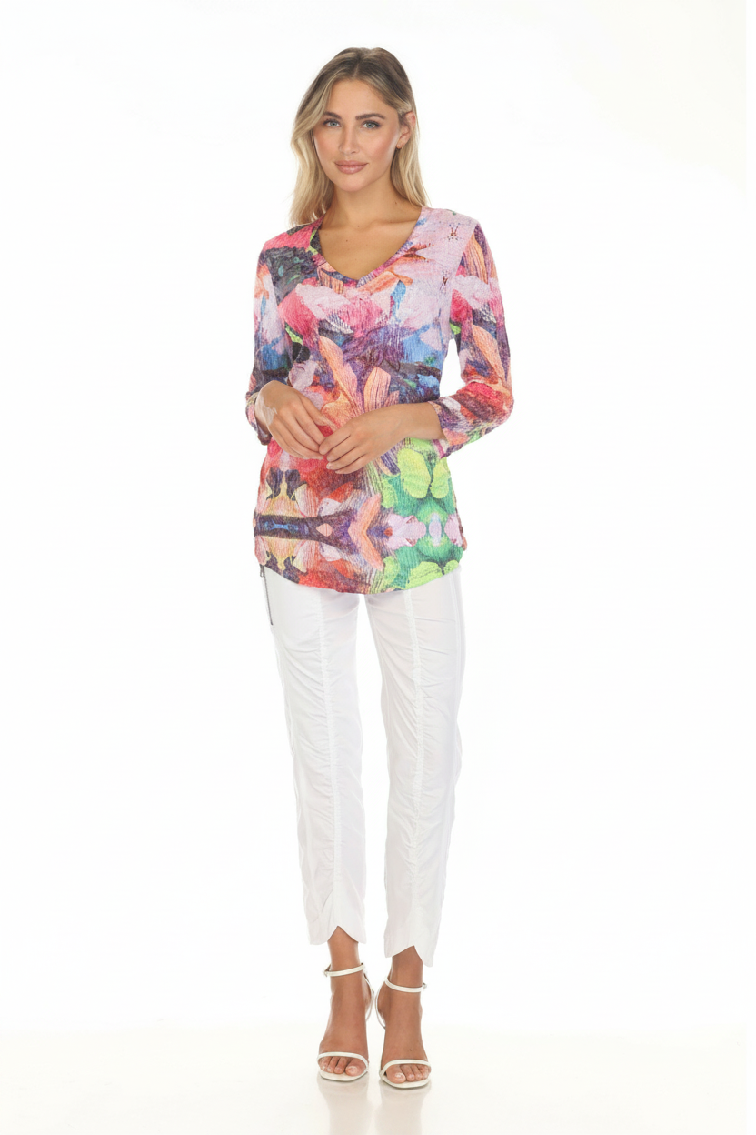 CA16032 V-Neck Top - Image 3